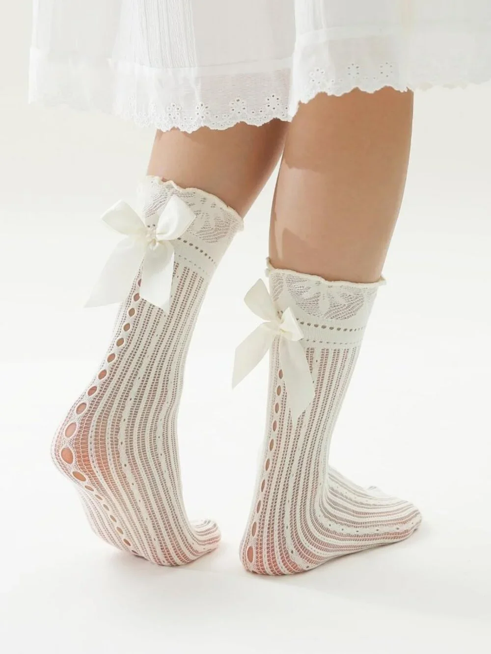12 Pairs Frilly Ruffle Ankle Socks for Women - Cute Lace Bow Dress Socks